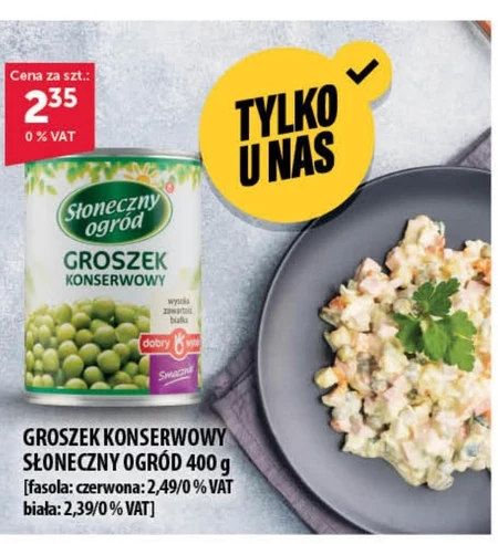 Groszek konserwowy Słoneczny ogród