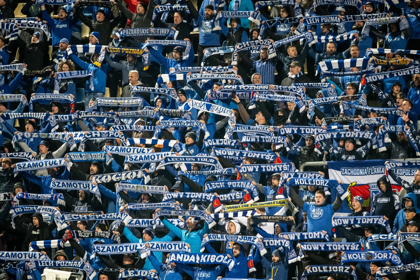 Kibice Lecha Poznań w Bydgoszczy