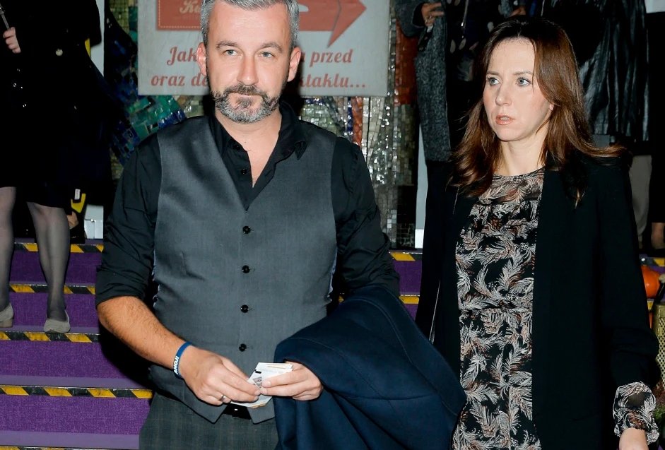 Krzysztof Skórzyński z żoną