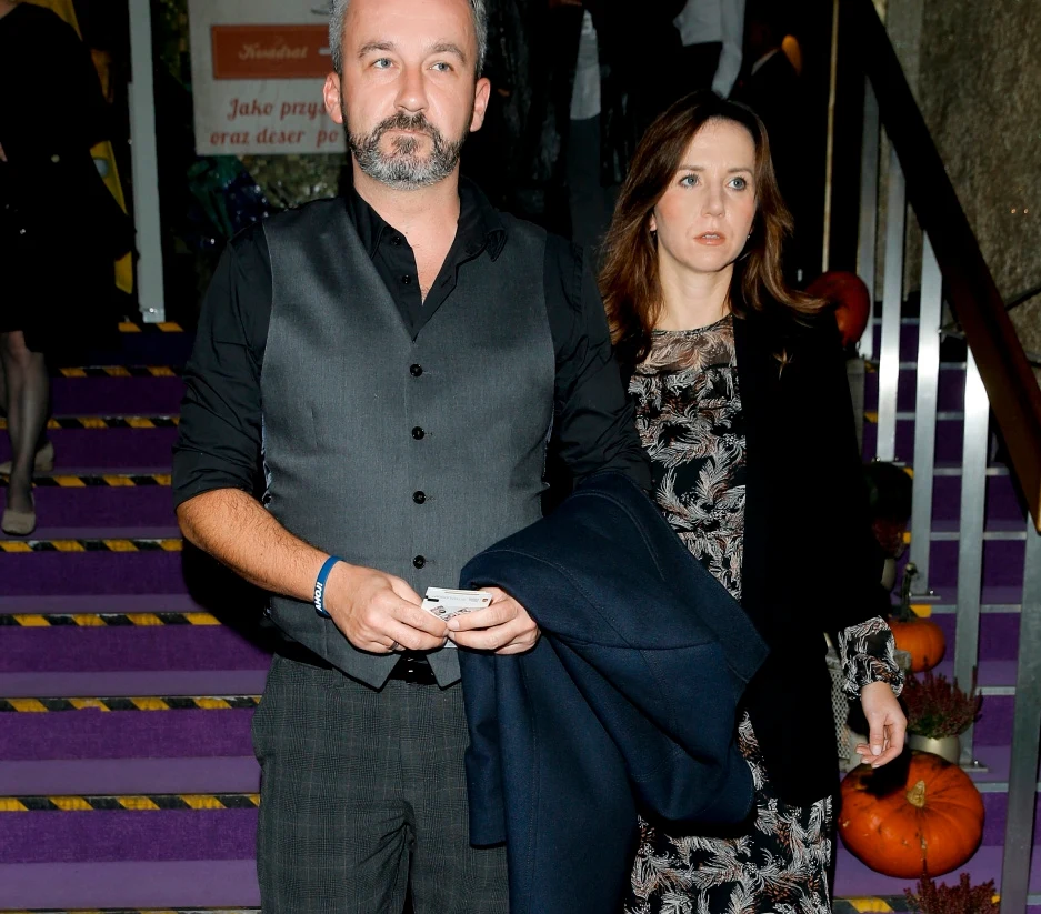 Krzysztof Skórzyński z żoną