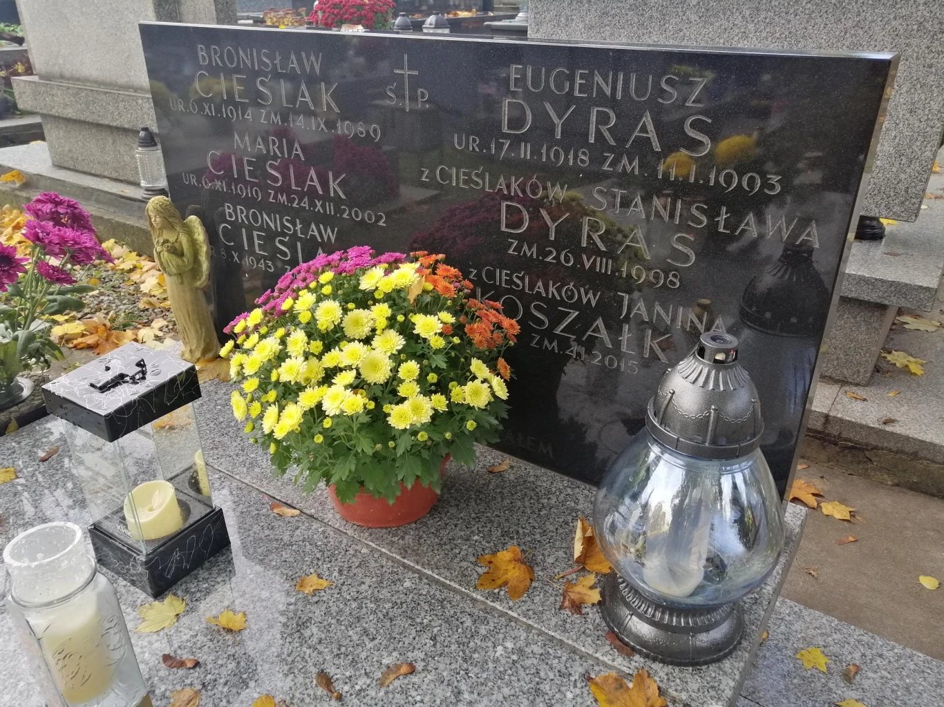 Grób Bronisława Cieślaka Grób Bronisława Cieślaka