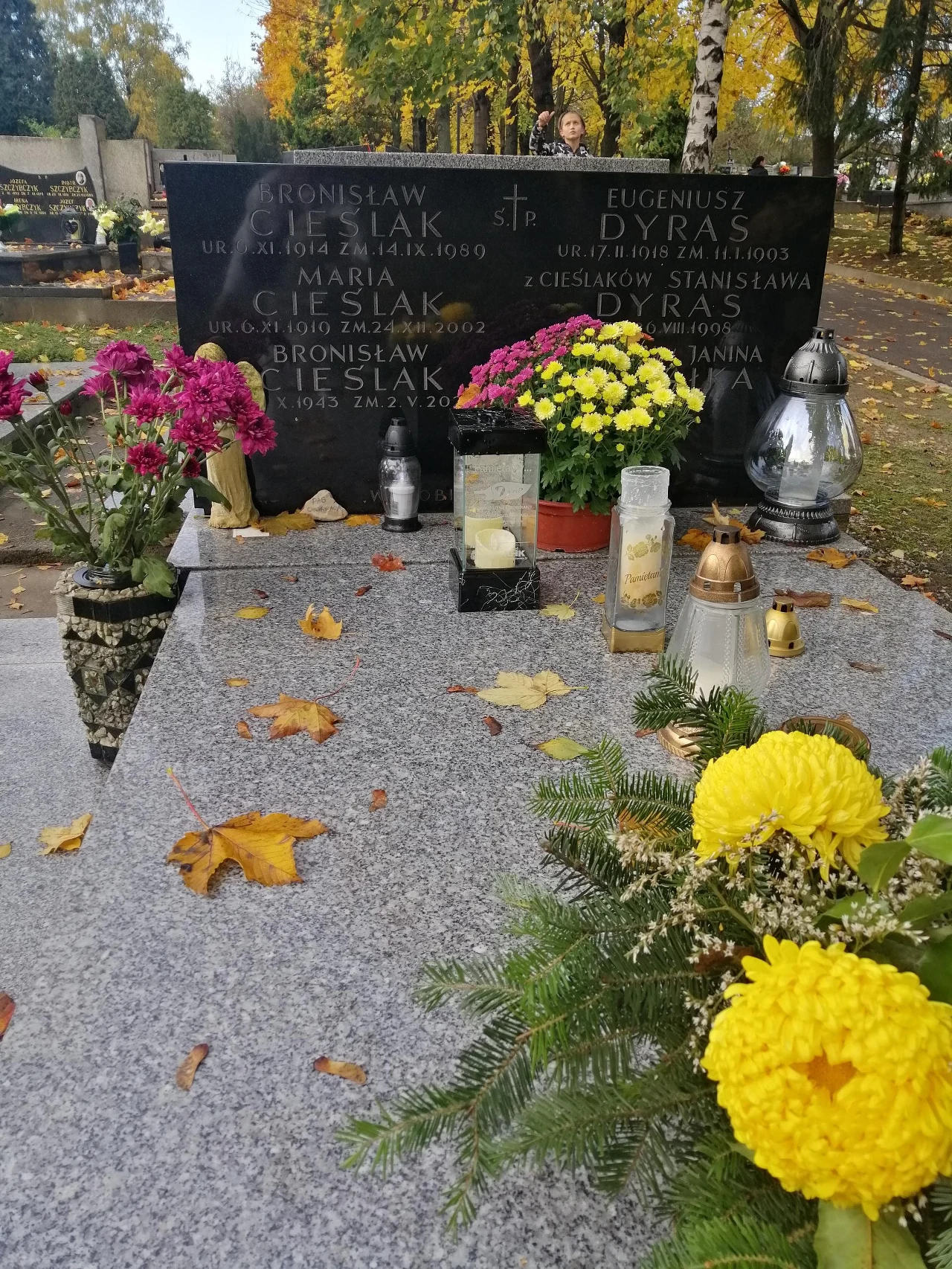 Grób Bronisława Cieślaka Grób Bronisława Cieślaka