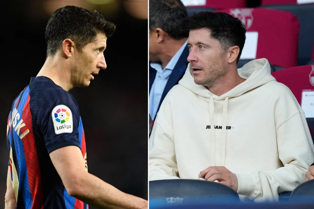Robert Lewandowski - snajper FC Barcelona oraz kapitan reprezentacji Polski Robert Lewandowski - snajper FC Barcelona oraz kapitan reprezentacji Polski