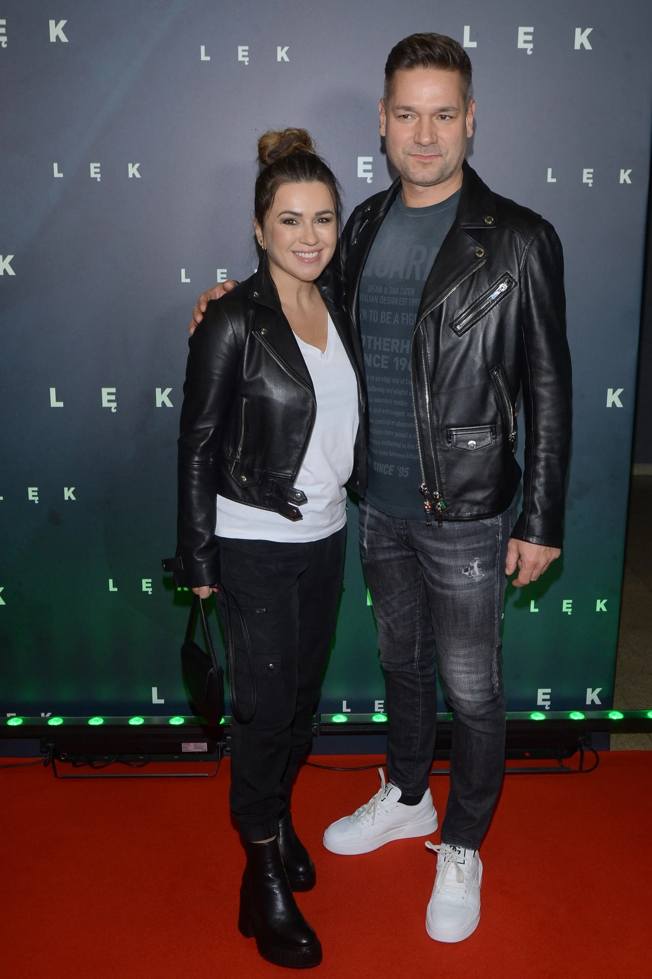 Beata Tadla z mężem, Michałem Cebulą