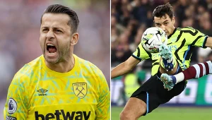 Reprezentujący West Ham były reprezentant Polski Łukasz Fabiański oraz defensor Arsenalu i naszej kadry narodowej - Jakub Kiwior