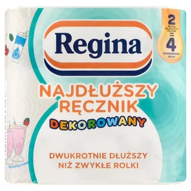 Regina Najdłuższy Ręcznik uniwersalny dekorowany 2 rolki - 0