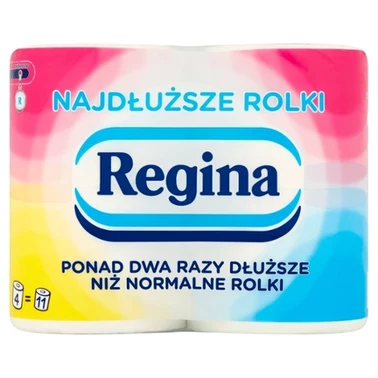 Regina Najdłuższe Rolki Papier toaletowy 4 rolki - 0