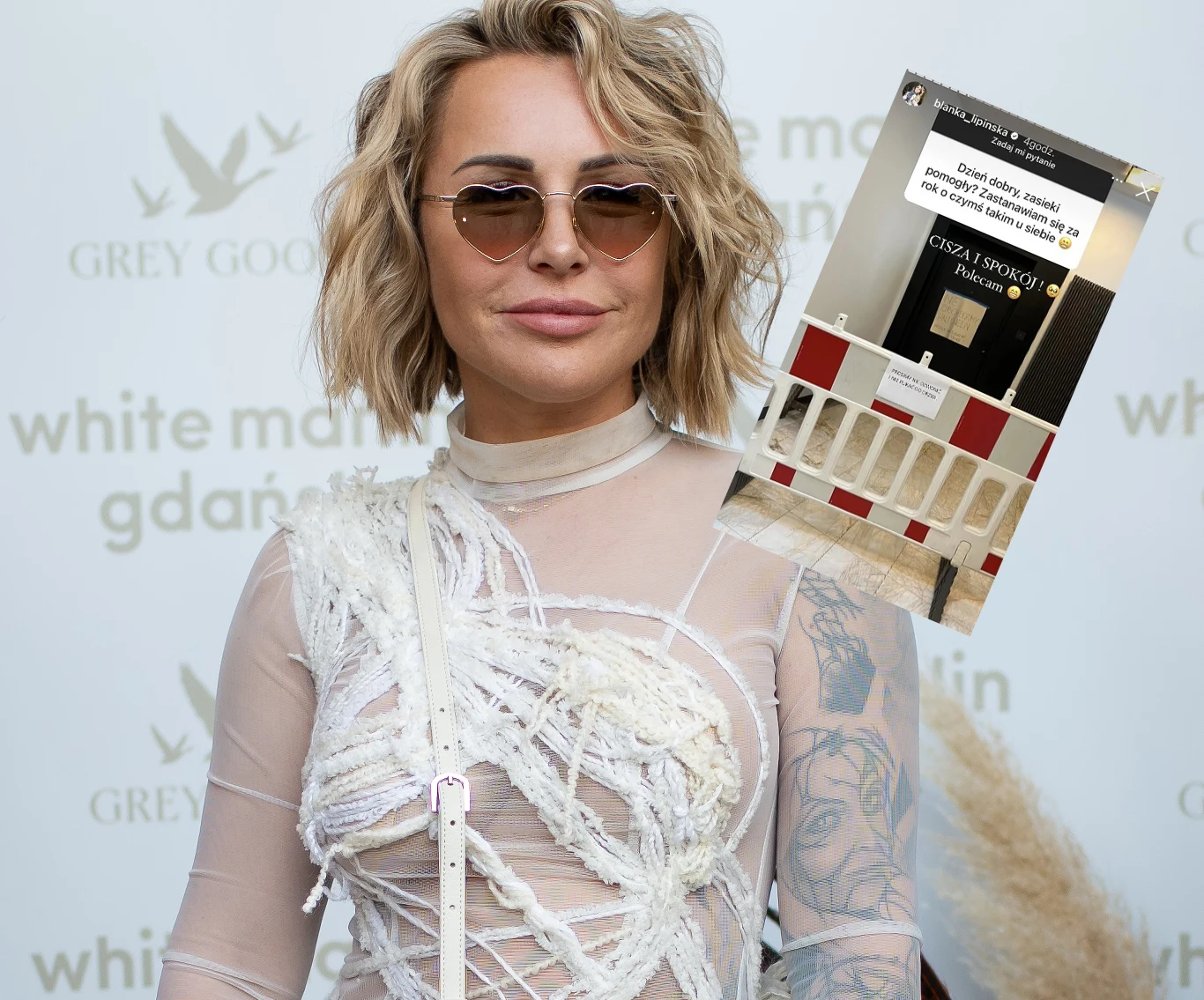 Blanka Lipińska i jej zasieki przed dziećmi na Halloween! /https://www.instagram.com/blanka_lipinska//