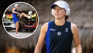 Iga Świątek dała popis przed meczem z Coco Gauff