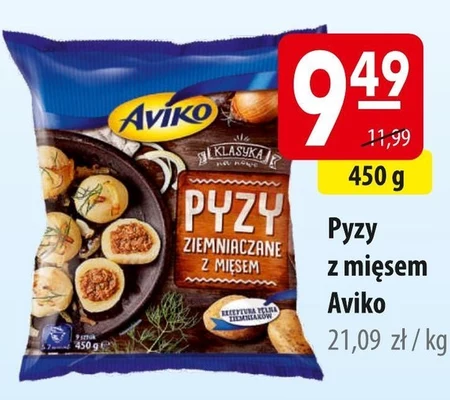 Aviko Pyzy ziemniaczane z mięsem 450 g (9 sztuk)