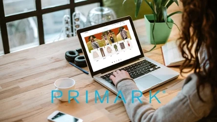 Strona internetowa sieci Primark.