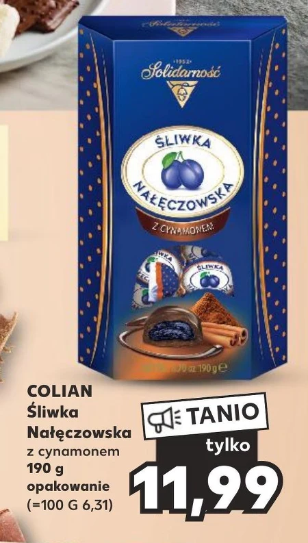 Solidarność Śliwka Nałęczowska w czekoladzie 190 g