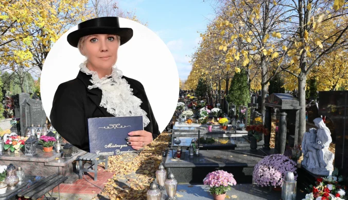 Monika Sawicka Kacprzak jest mistrzem ceremonii pogrzebowych