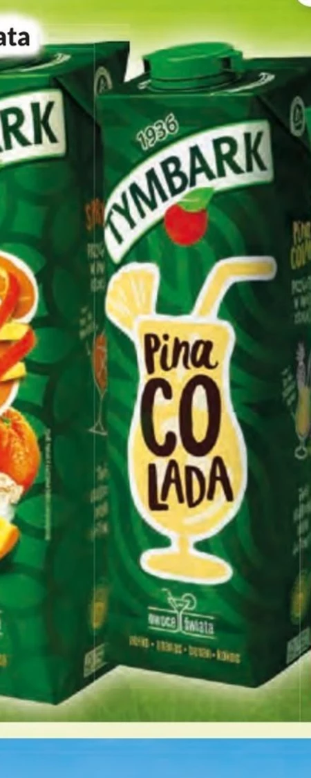 Tymbark Owoce Świata Napój wieloowocowy jabłko ananas banan kokos 1 l