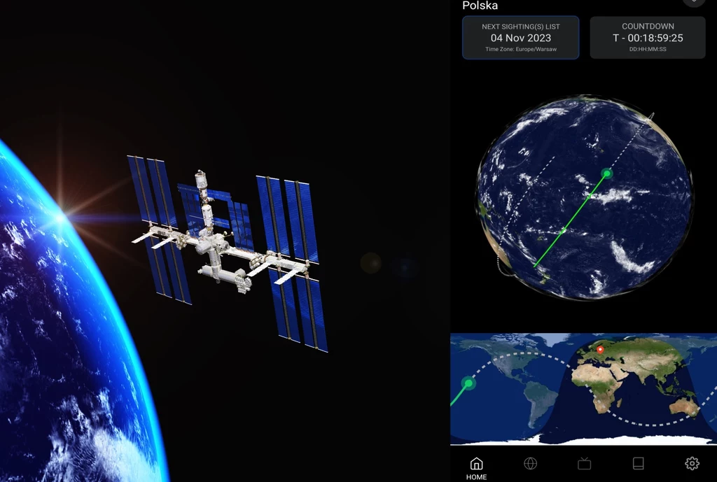 Teraz możesz śledzić przeloty Międzynarodowej Stacji Kosmicznej jeszcze wygodniej 