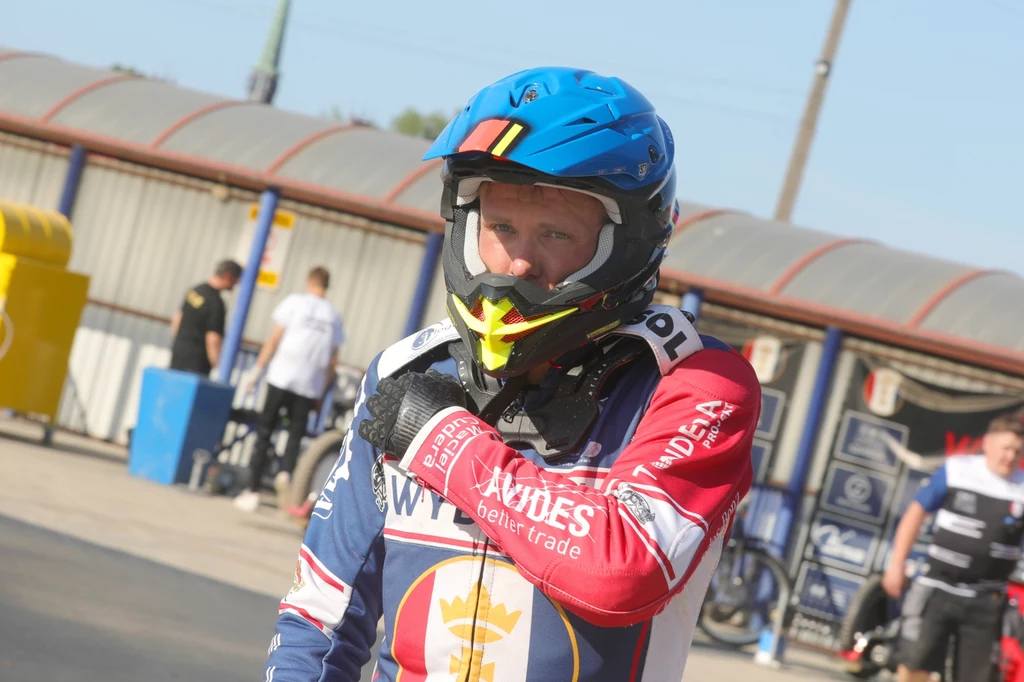 Michael Jepsen Jensen w barwach Wybrzeża Gdańsk. Michael Jepsen Jensen w barwach Wybrzeża Gdańsk.