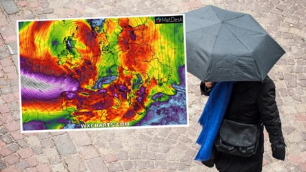 Orkan Ciaran w Europie spowodował duże zniszczenia. W weekend będzie kształtował pogodę również w Polsce, jednak aura będzie wyraźnie spokojniejsza