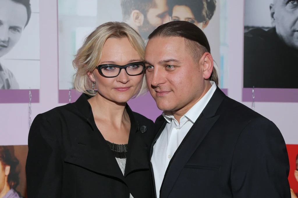 Edyta Golec i jej mąż Łukasz Golec. 