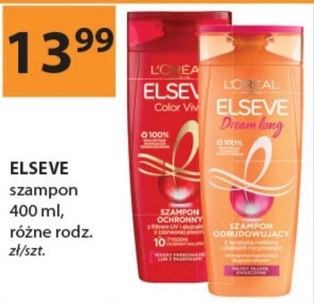 L'Oreal Paris Elseve Dream Long Szampon odbudowujący 400 ml