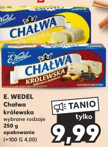 E. Wedel Chałwa królewska o smaku waniliowym 250 g