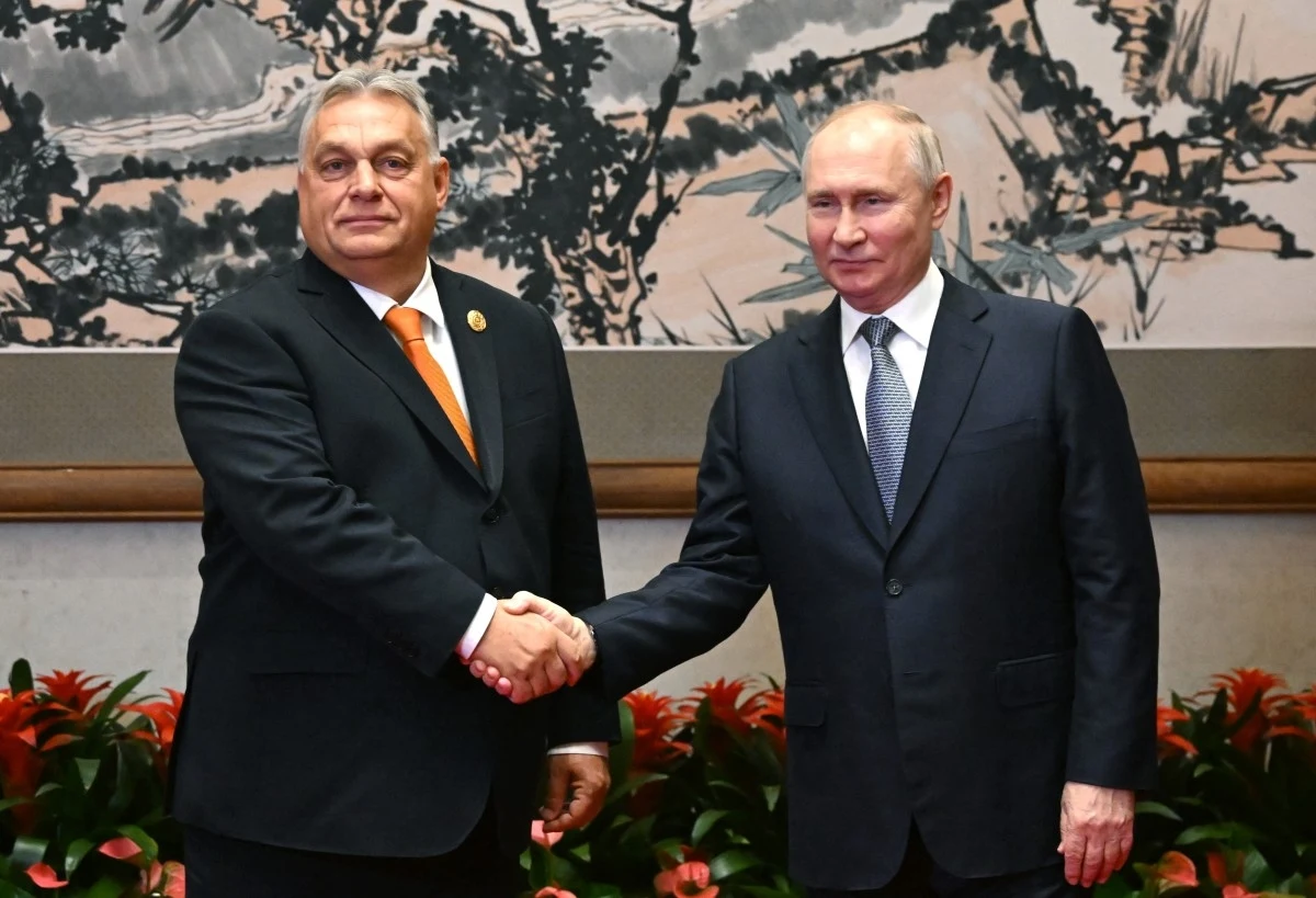 Spotkanie Viktora Orbana i Władimira Putina z 17 października 2023 roku w Pekinie Spotkanie Viktora Orbana i Władimira Putina z 17 października 2023 roku w Pekinie