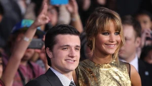 Josh Hutcherson i Jennifer Lawrence podczas premiery "Igrzysk śmierci" w marcu 2012 roku