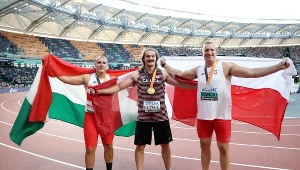 Bence Halasz, Ethan Katzberg i Wojciech Nowicki - medaliści ostatnich MŚ. Polak i Węgier już odpoczywają, Kanadyjczyk wciąż imponuje