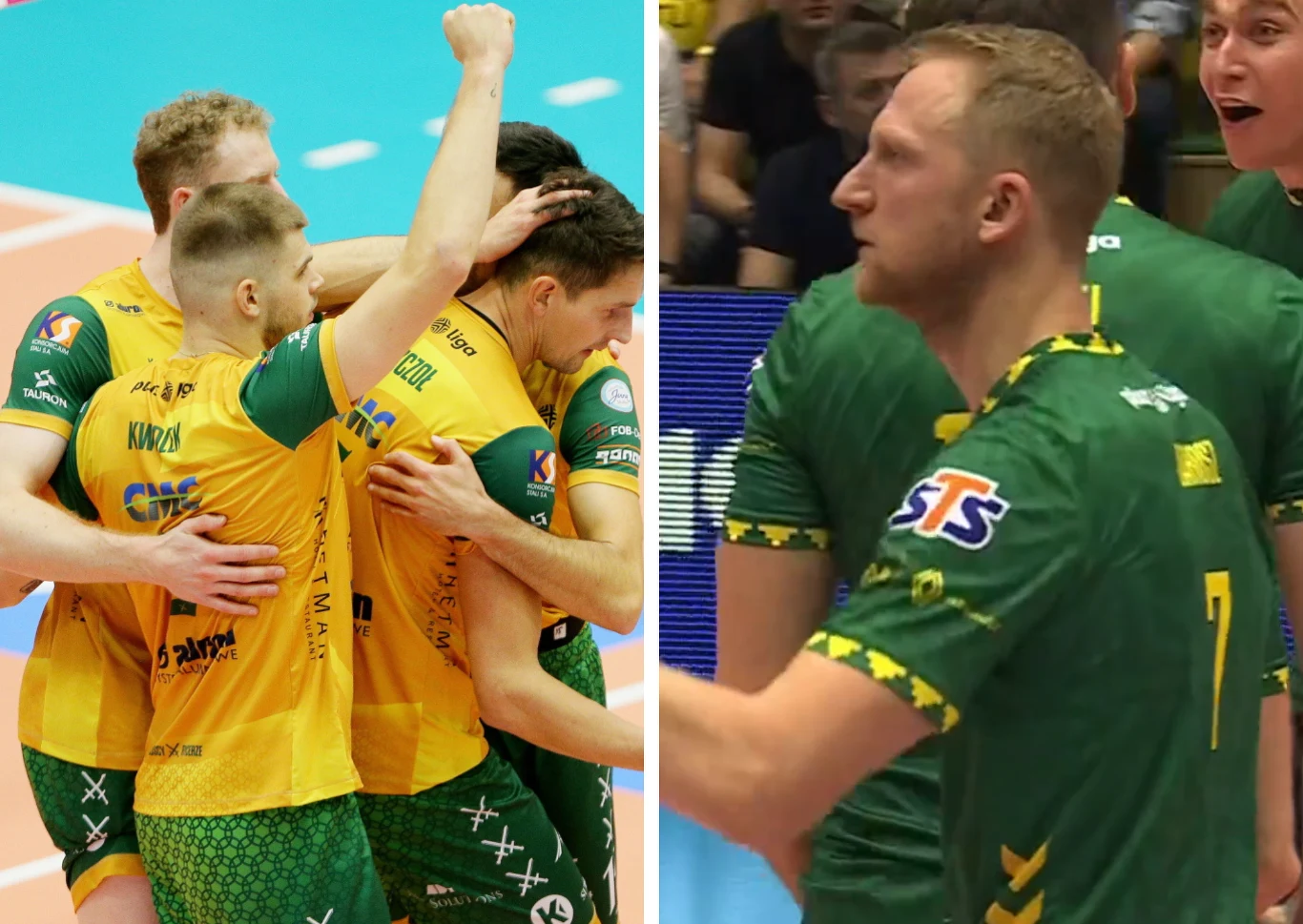 Jakub Jarosz (po prawej) odmienił przebieg meczu Aluron CMC Warta Zawiercie - GKS Katowice Jakub Jarosz (po prawej) odmienił przebieg meczu Aluron CMC Warta Zawiercie - GKS Katowice