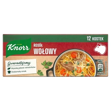 Knorr Rosół wołowy 120 g (12 x 10 g) - 0