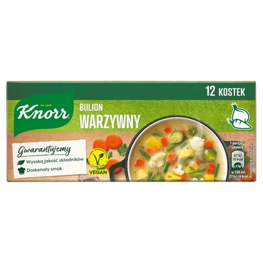 Knorr Bulion warzywny 120 g (12 x 10 g) - 0