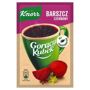 Knorr Gorący Kubek Barszcz czerwony 14 g - 0