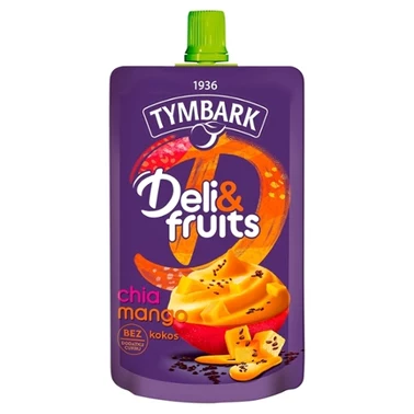 Tymbark Deli&Fruits Mus wieloowocowy chia mango 170 g - 0