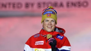 Johannes Hoesflot Klaebo ze złotym medalem - Oberstdorf 2021