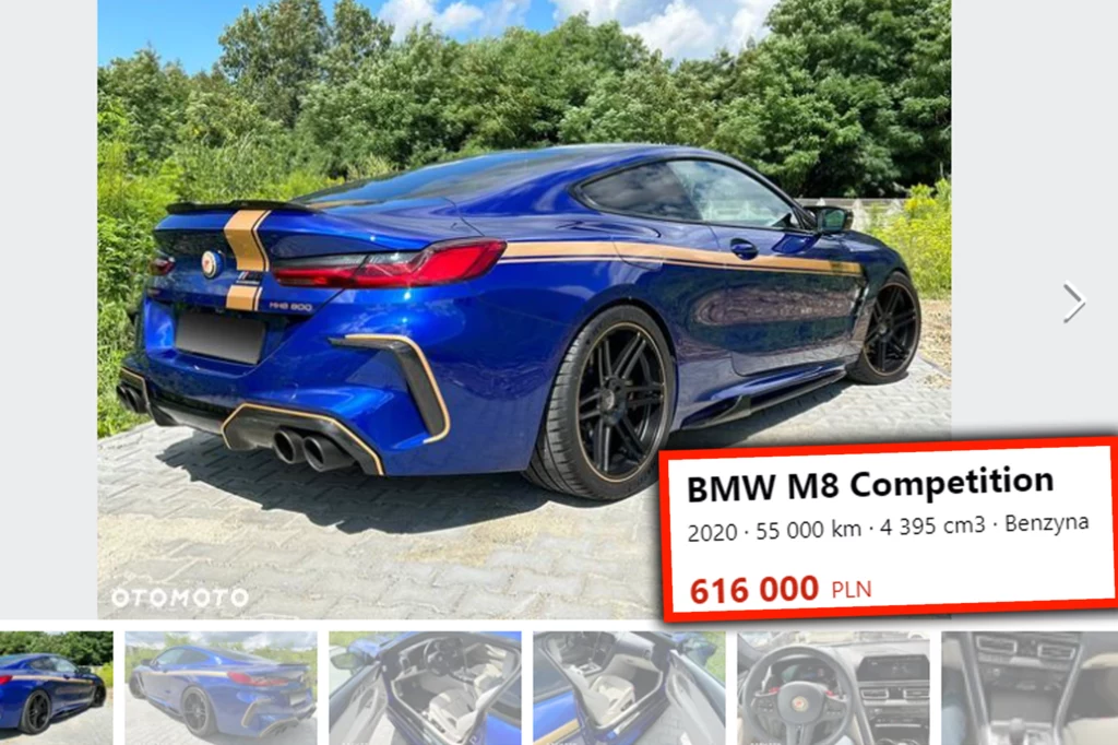 BMW M8 Competition MANHART Performance szuka nowego właściciela