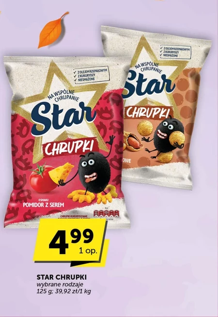 Star Chrupki kukurydziane orzechowe 125 g