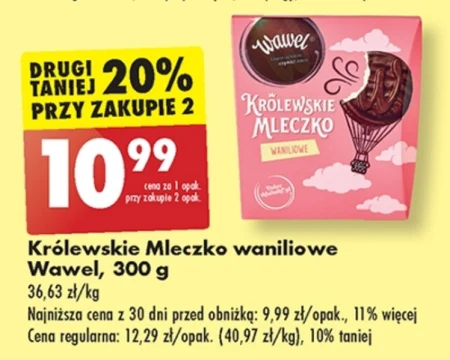 Wawel Królewskie mleczko malinowe 300 g