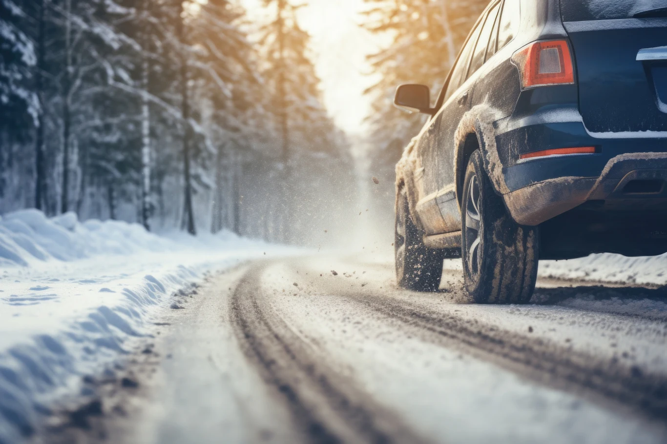 Sypanie na drogę solą powoduje zasolenie m.in. gleby i wód gruntowych