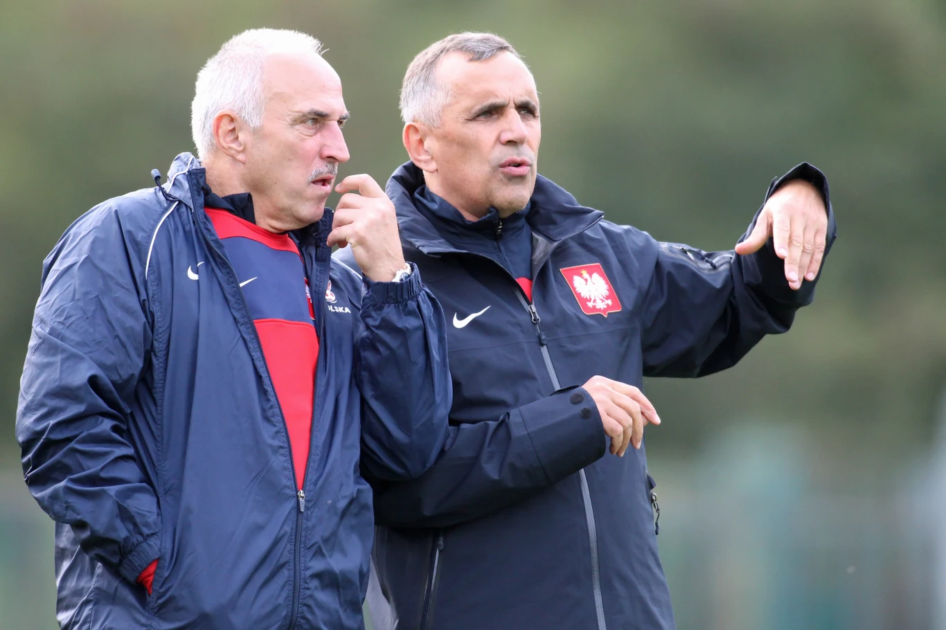 Jan Domarski (po lewej)