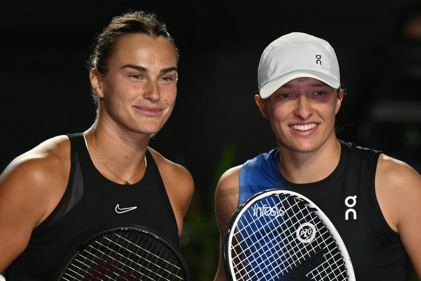 Aryna Sabalenka i Iga Świątek