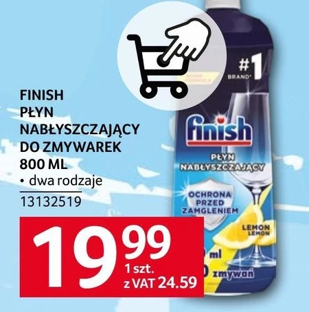 Finish Powerball Lemon Płyn nabłyszczający 800 ml