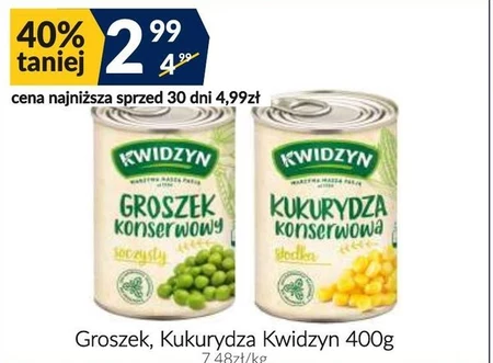 Kwidzyn Groszek konserwowy 400 g