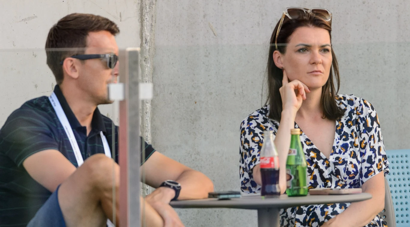 Agnieszka Radwańska z mężem Agnieszka Radwańska z mężem