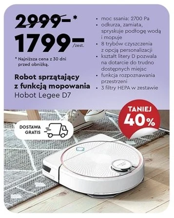 Robot sprzątający teraz na promocji na Biedronka Home