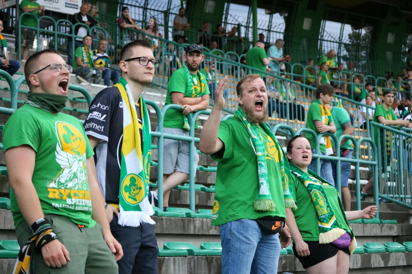 Kibice Falubazu Zielona Góra.