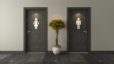 Toalety dla klientów w Biedronce
