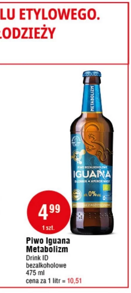 Iguana Piwo bezalkoholowe 475 ml