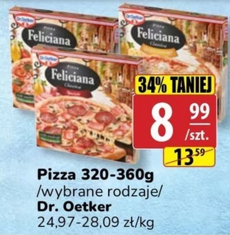 Dr. Oetker Feliciana Vegan Pizza Pomodoro e Fagioli 335 g