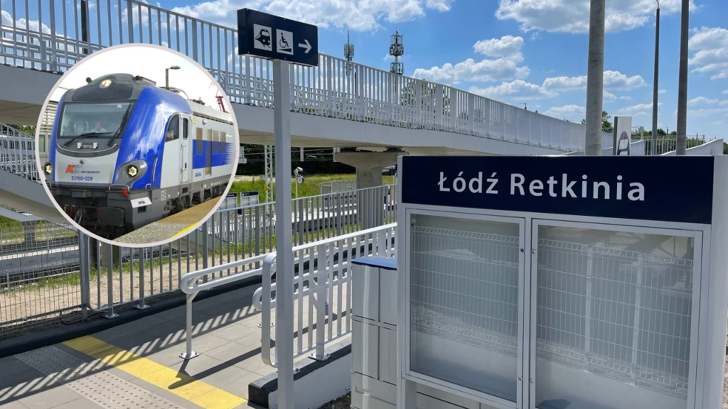 Dwa lata temu oddano do użytku stację kolejową Łódź Retkinia