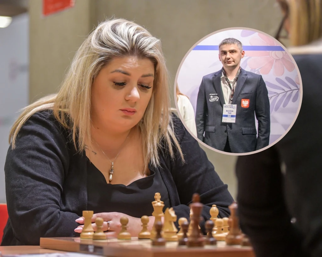 Klaudia Kulon. W ramce trener Marcin Dziuba Klaudia Kulon. W ramce trener Marcin Dziuba