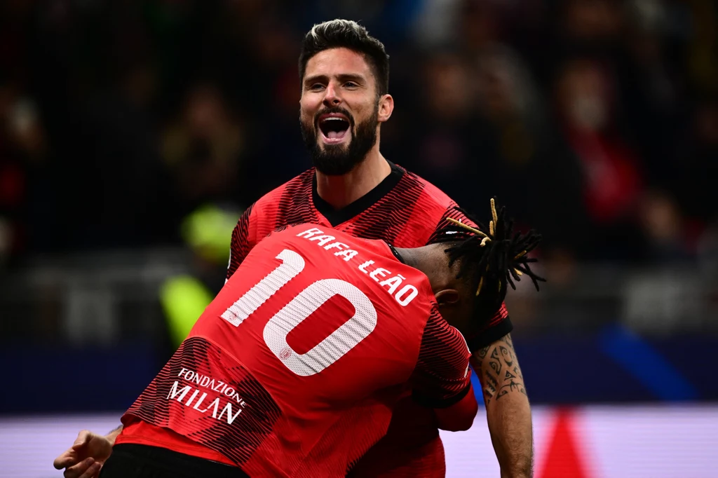 Oliver Giroud i Rafael Leao Oliver Giroud i Rafael Leao